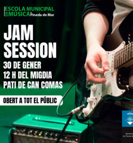 post-jam 🎸 Jam Session – Aquest diumenge al pati de Can Comas.