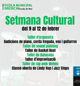 Setmana-Cultural Setmana Cultural del 9 al 12 de Febrer