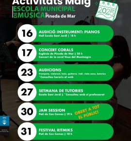 Activitats musical del Maig